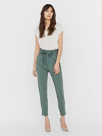 VERO MODA | Highwaist Hose  Loose Fit " VMEVA " | grün